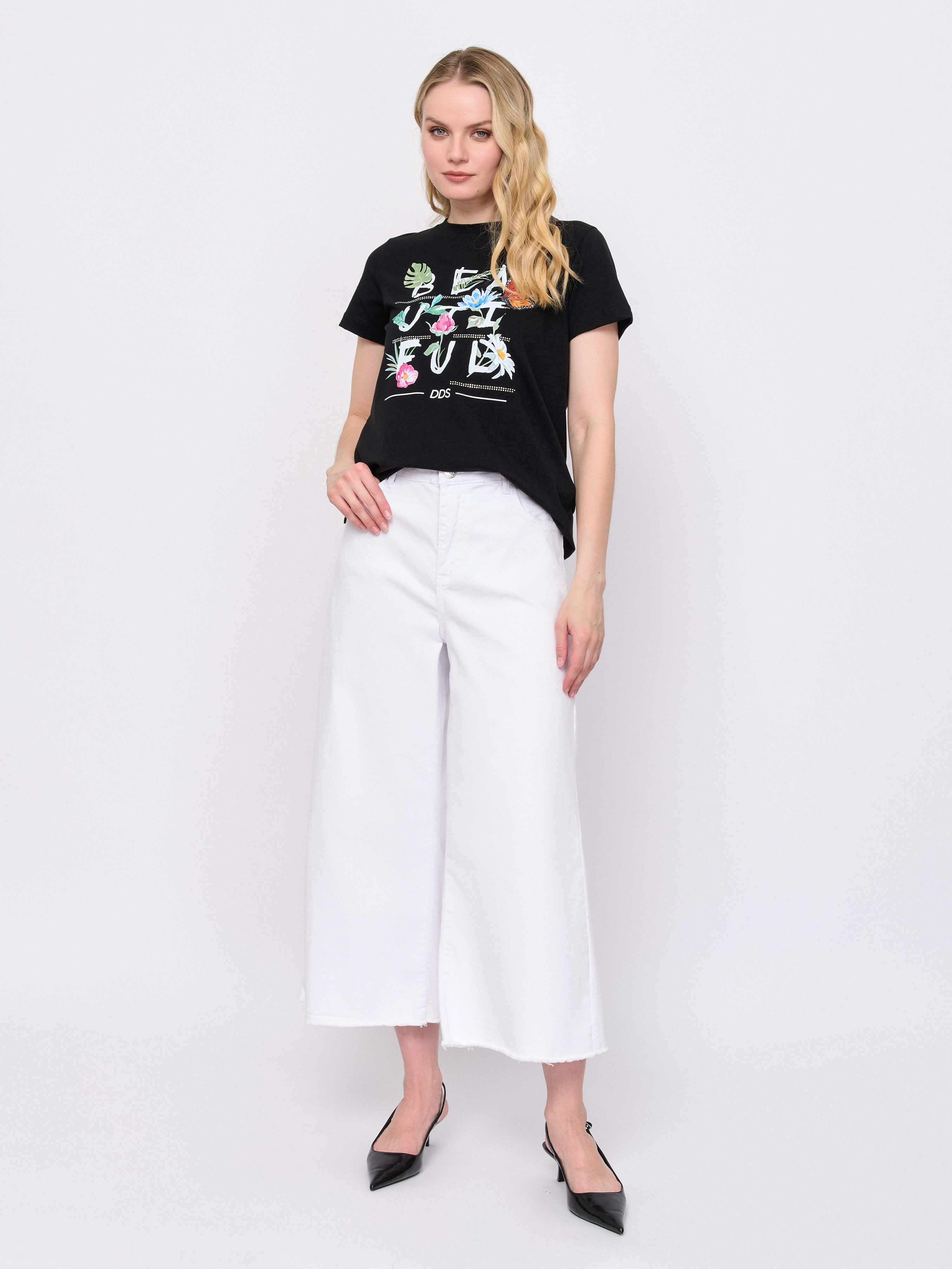 Э0007.2561.N-white/м/25-01 Брюки джинсовые Mat Fashion