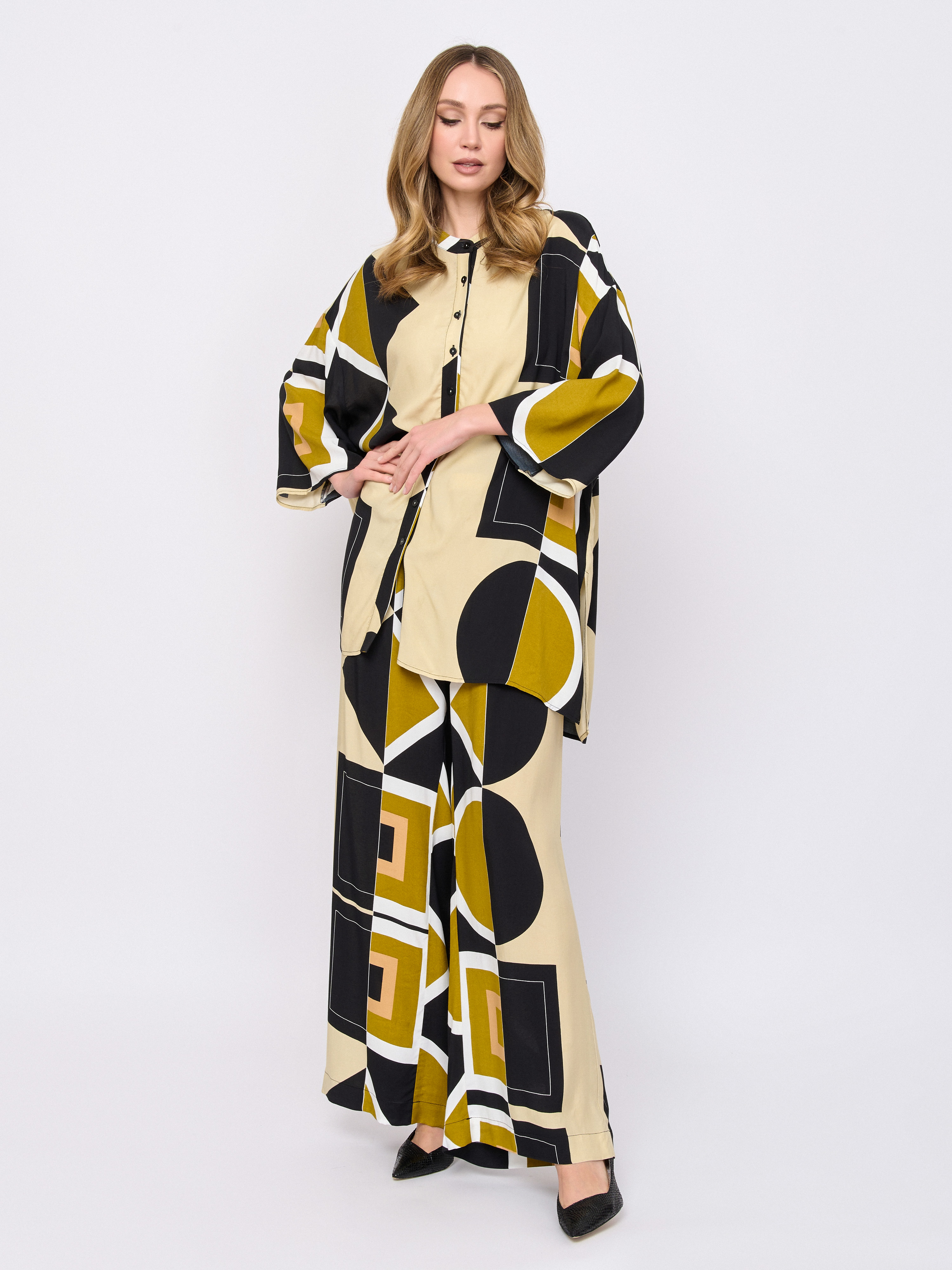 Э8301.3019/м/25-01 Блуза Mat Fashion