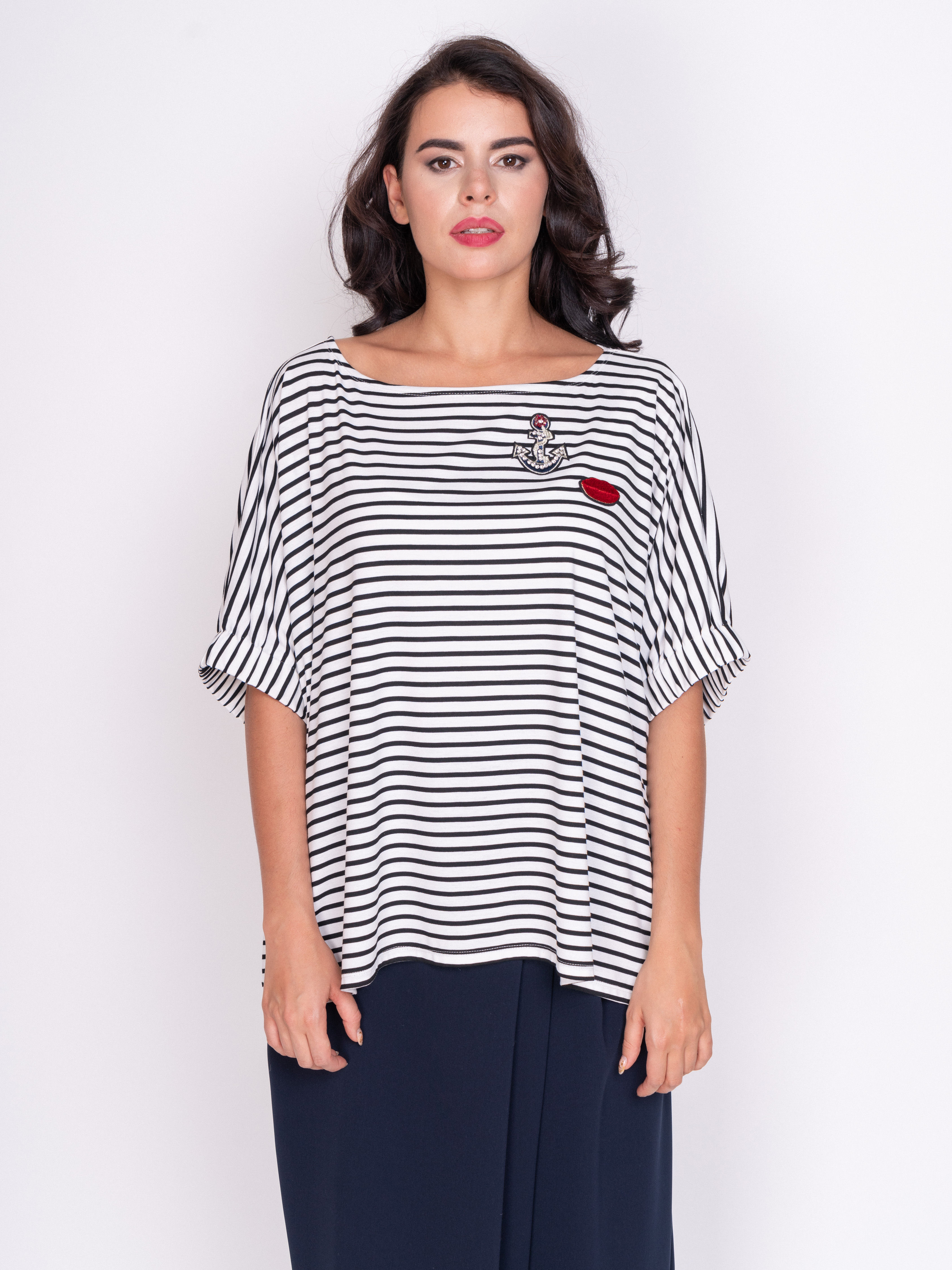 Э12146-S19/19-01 Туника тр. Franco Vello