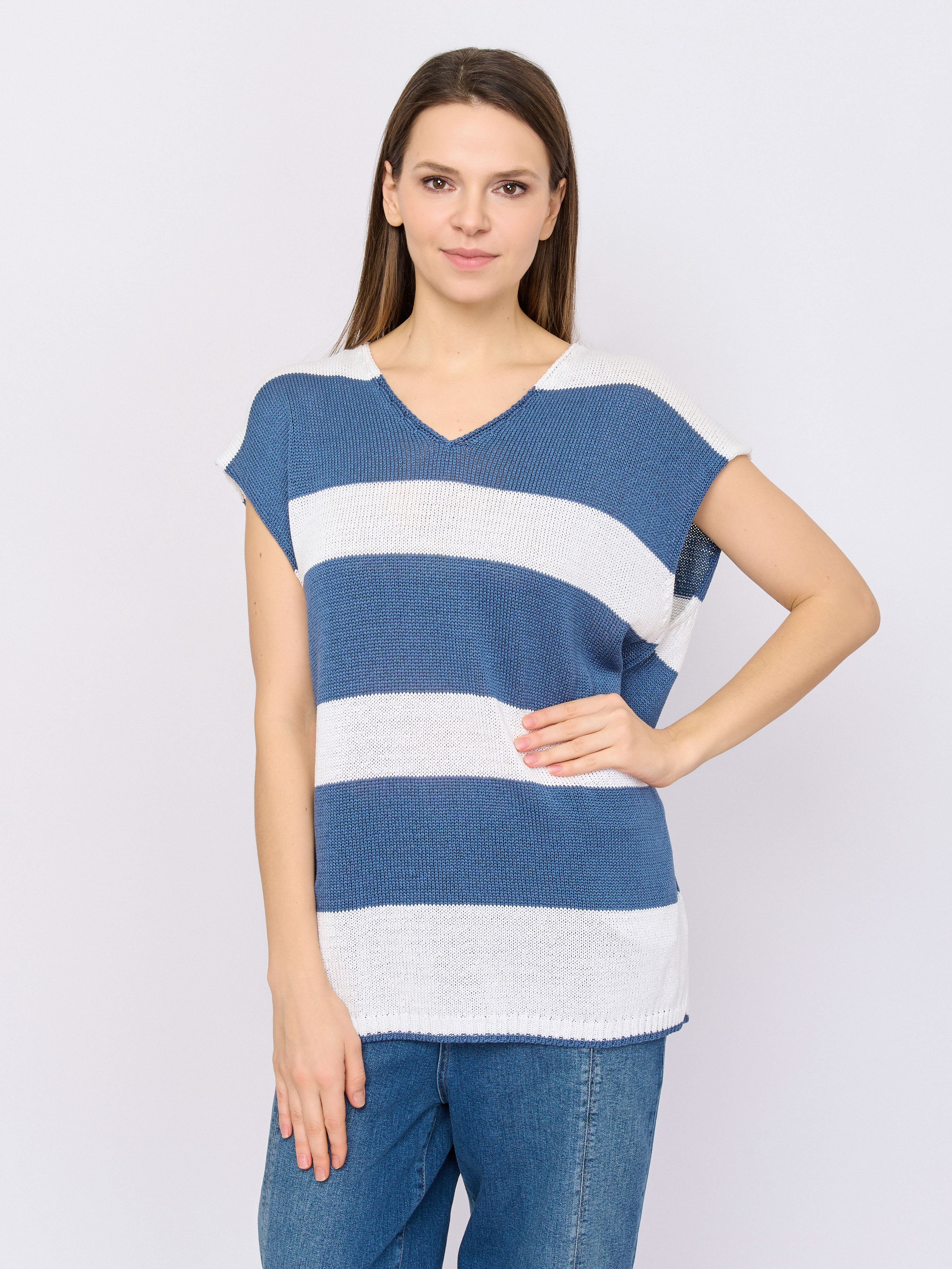 Э8301.5028/м/25-01 Пуловер Mat Fashion